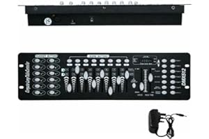 WIAN DMX Controller, 192CH Dmx Lighting Controller, 192 Channels DMX512 Console, Stage Lighting Console Controller Panel for Editing Program of Stage Lighting Running