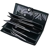 43cm/65cm/80cm 11 Pairs High End Stainless Circular Knitting Needles Set Sweater Needle Kit with Steel Wire Lace(80cm )