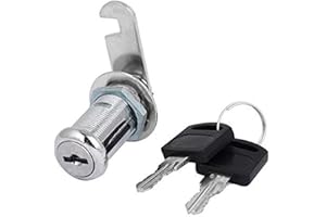 YUEWO Drawer Cabinet Locking 19mm x 40mm Thread Security Cylinder Cam Lock w 2 Keys