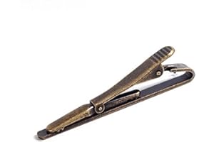 5starwarehouse® Luxury Mens Stainless Steel TIE CLIP Plain Clasp Skinny Tie Bars Pins Chrome