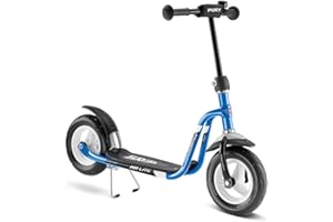 PUKY R 03 Scooter | sicherer Roller für Kinder ab 3 Jahren | rutschfestes Trittbrett | höhenverstellbarer Lenker | Fahrrad-Alternative | Himmelblau