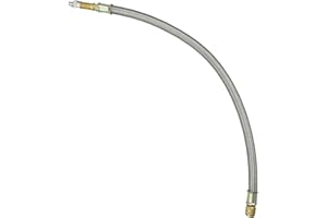 posionks 350mm Extensions de Valve Rallonge Valve Roue JumeléE Acier Inoxydable Extension Valve De Pneu pour Tous Pneus avec Valves Standard Voiture, Camion, VéLo Moto Scooter (Argent