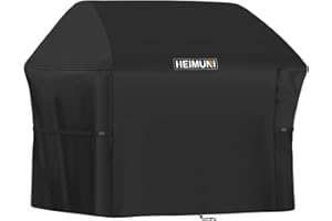 HEIMUNI Funda Barbacoa Exterior, Funda Barbacoa para Weber Spirit Serie 300 y Spirit II Serie 300, Funda Parrilla Exterior Impermeable Cubierta BBQ para Weber Spirit E310, E315, E330 (132x68x110cm)