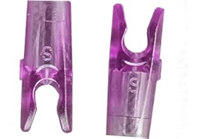 ACCMOS 60 Stück Plastik Pfeil Pin Nocks Größe L und Größe S für ID 4,2 mm ID 6,2 mm ID 3,2 mm Welle Pfeilschwänze Ersatz Nocken, Bogenschießen DIY Pfeile Zubehör