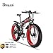 Produktbild Shengmilo Electric Faltrad, 26 Zoll Mountain Snow E-Bike, 48V / 13Ah Lithium-Batterie Enthalten(Rot)