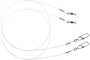 SPRO Mat Black Leader Fluoro – 2 fluorocarbone spinnvor compartiments pour pêche, compartiment spinnvor, poche avant pour Spin Pêche