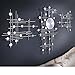 Produktbild SSITG 3tlg. Moderne Design Wanduhr Uhr Wohnzimmerwanduhr B36 x T4 x H61cm