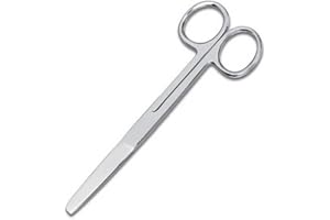 IMKRC INSGB - Quality Nursing Blunt/Sharp Dressing Scissors Brushed Stainless Steel Autoclavable