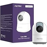 SmartThings Aeotec WiFi Telecamera di sicurezza Telecamera IP 1080p Full HD Risoluzione Visione Notturna 360° Rilevamento Per