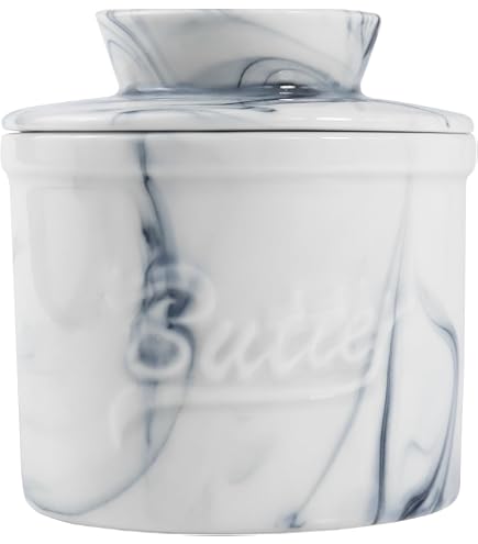 Kook Beurrier Plat En Cramique Franaise Pour Comptoir Avec Couvercle En Relief Pour Beurre Mou Parfait Pour Cadeau De Nol Dcoration De Maison~p172953846