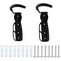 RASENFREUND® 2 Stück Fahrradhalter Wandhalterung schwarz Fahrradhalterung für 2 Fahrräder Wandhalterungen Wand…