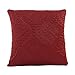 Produktbild Vovotrade Reine Farben Sofa Taillen-Wurf-Kissen Abdeckungs Ausgangsdekor Kissen Abdeckungs Fall 16.9X16.9 " (Red)