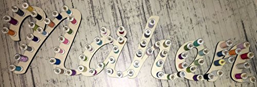 Garnrollenhalter NÄHEN als dekorativer Nähgarnhalter für 69 Spulen geeignet für die gängigen Nähgarne - 3
