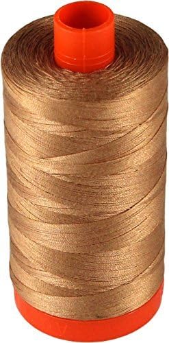 Aurifil Mako Cotton Quilting Thread 50 wt. Light Chestnut 1420 yd. by Aurifil Thread