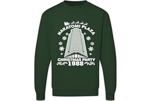 Merch Kingdom Nakatomi Plaza Christmas Sweatshirt Xmas Movie Unisex Jumper Sweater