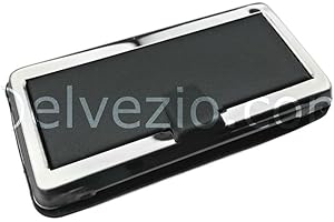 ELVEZIO ESPOSITO INTERNI E ACCESSORI PER AUTO D'EPOCA Posacenere Con Bordo Cromato Compatibile con Fiat 500, Fiat 600, Fiat 600 Multipla e Fiat 126 d'epoca