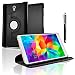Produktbild GSD Style Your Mobile {TM} Samsung Galaxy Tab S 21,3 cm Zoll SM-T700 SM-T705 Flip Built in Magnet Sleep/Wake 360 Standby PU-Leder Case Cover + Stylus