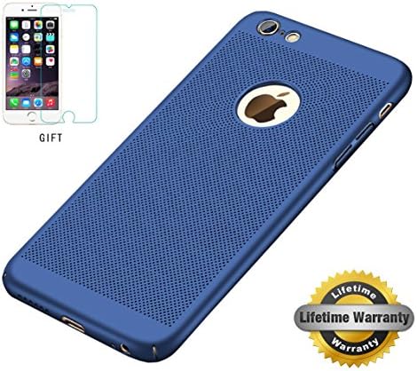 iPhone 6/6s Case, STANAWAY Hard PC iPhone 6/6s Cover[Free Screen Protector][Breathable ][Ultra Thin ][ Lightweight ][ Anti-Scratch]for iphone 6/6s case - 4.7inch slim-Blue