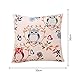 Produktbild Cushion - Owl Cotton Cushion Covers Sofa Cases Linen Decorative Pillows Pillow Cover Coussin - Heel Donut Ring Sitter Stool Rugs Ottoman Halo Mattress Ear