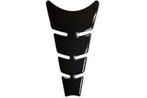 QUATTROERRE 3D Tank Protection for Motorcycle, Slim, Carbon