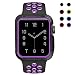 Produktbild Für Apple Watch Armband mit Hülle 38mm/42mm , Kobwa Weiche Silikon Sport Nike Edition IWatch Armbander Strap mit Schutzhülle Fall Für Apple Watch Series 1 2 3