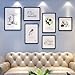 Produktbild Asl-Holz Solid Big Picture Frame Wohnzimmer Schlafzimmer Sofa Hintergrund Kombination Dekoration der Wand Tapete Out Of Color einfache Wandaufkleber kreativ Karton der Museen Künstliche Berichtigung auf The Wall Beauty Super Happy A