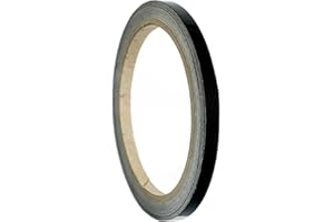 ‎1A STYLE STICKER Auto Zierstreifen Schwarz Glänzend KFZ Folienstreifen Autodekor Folie Black Pinstripes Motorrad Basteln Modelbau (4 mm)