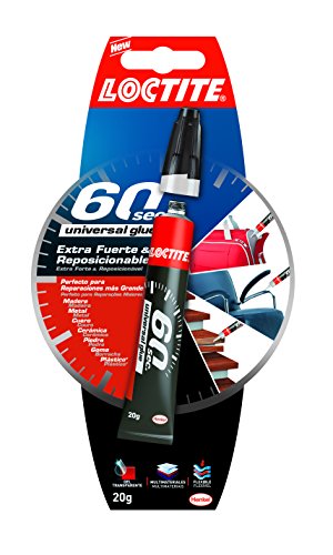 Loctite 60 segundos, adhesivo universal rápido, evita el goteo, 20 gr