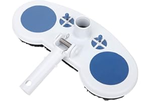 TOPINCN Tête D'outil de Nettoyage de Piscine, Kit de Nettoyage de Piscine Professionnel de 13 Pouces Kit d'entretien de Piscine de Base Tête D'aspiration de Piscine Accessoire de Nettoyage de Bassin