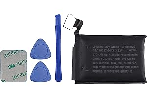 Vvsialeek A1848 Batterie compatible avec Watch Series 3 4G / LTE GPS version A1848 A1858 avec kit d'outils