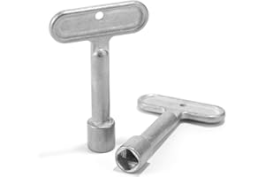 lasuroa 2 Pack 3/8" Hydrant Key for Zurn P1300-PART-13-KEY, Water Spigot Key Tool for Wall Hydrant Faucets, Outdoor Hose Valves & Garden Valves Water Valve Shut-Off and Sillcock Use