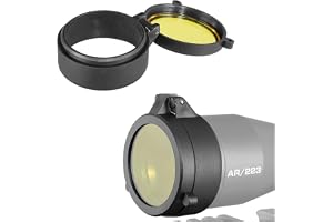 Objektiv för gevärskikare, 1 st kikarsikte linsskydd Flip-open siktlinsskydd for dia 30-69 mm kaliber jaktkikare Night Vision Tillbehör