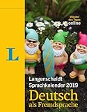 Image de Langenscheidt Sprachkalender 2019 Deutsch als Fremdsprache - Abreißkalender
