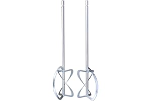 KWB BY EINHELL Original Einhell Twin-Rührer Mörtel (Farb-/Mörtelrührer-Zubehlör, passend für Einhell Farb-Mörtelrührer TE-MX 1600-2 CE Twin, Ø 120 mm, Länge 550 mm)