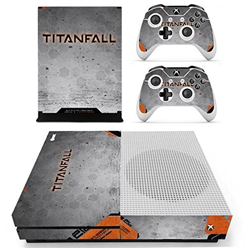 Preisvergleich Produktbild XBox One Slim + 2 Controller Aufkleber Schutzfolien Set - Titanfall / One S