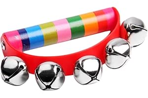 Tambourine Handbell Instrument de Musique Rythme Shaking Small Jingle Bell Tout Tool bébé Enfant