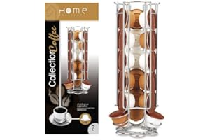Home Equipement 50926 Cassettiera di Acciaio Inox per cialde Dolce Gusto