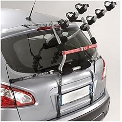 Mottez Porte-vélos à sangles 3 vélos Gris foncé