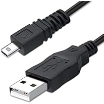 Ancable UC-E6 - Cavo USB da 1,5 m, USB Mini-B universale, cavo di trasferimento dati per fotocamera digitale Nikon Coolpix L, D, P, Series