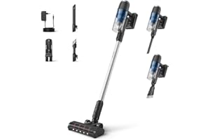 Philips Bezprzewodowy Odkurzacz Serii 3000, Wysoka moc ssania na Twardych Podłogach, Czas Pracy 60 Min, Nasadka z LED, Szczelinówka i Szczotka 2w1, Wymienny Akumulator, Lekki (XC3032/01)