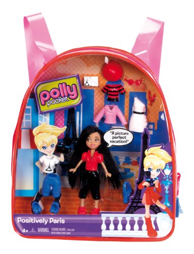 Polly Pocket W5959 Positively Paris Backpack with Crissy Doll & Accessories