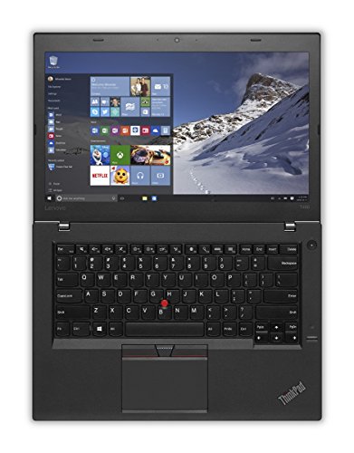 Lenovo ThinkPad T460 14-Inch Notebook -  Black   Intel Core i5-6200U 2 3 GHz  8 GB DDR4 RAM  256 GB SSD  Intel HD Graphics 520  Windows 7 Pro 