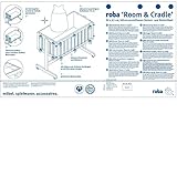 roba 8957W RS2 Beistellbett Rock Star Baby 2 Liegefläche, 87,5 x 44 cm, Inklusive Matratze, Nestchen und Schlafsack 70 cm, weiß - 5