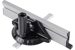 IZZDYNNO Miter Gauge Fence System Woodworking Tools Push Block Miter Gauge Table Saw Router Mitre Gauge DIY Accessiories for Table Saw Woodworking Tools