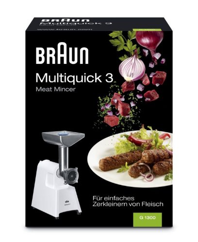 Braun G 1300 Multiquick 3 Meat Mincer Fleischwolf - 3