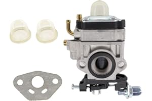 HURI Carburateur avec joint pour débroussailleuse Scheppach MFH 3300-4P, Sunseeker SK-C33/SS