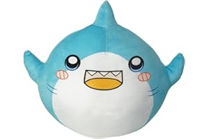 Benolls Boxy and Foxy Toys, Plush Shark Cute Toys, Shark Stuffed Soft Plush Doll Pillow, Shark Plush Doll(Fat Shark)