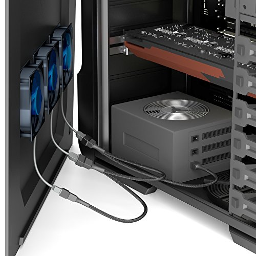 KabelDirekt PWM Lüfter auf 3x PWM Lüfter Verteilerkabel 20-20-20 cm - 4