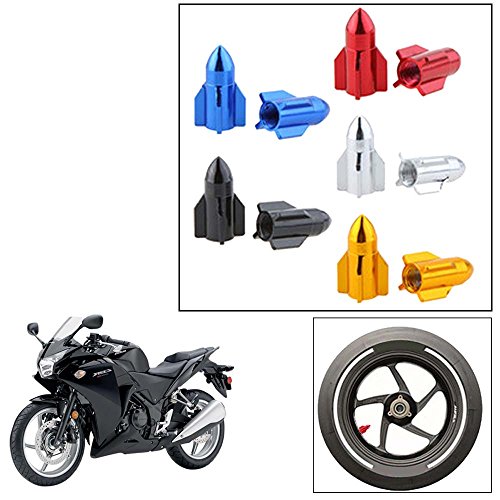 Vheelocityin Bullet Shape Multicolor Tyre Valve Cap (set of 2) For Honda Cbr 250R RS.99 (34.00% Off) - Amazon