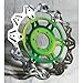 Produktbild Kawasaki zx6r-05/15-zx10r-04/07-z750 r-07/12-Z1000 sx-07/15-z1000 – 07/13-disque Bremsbeläge Vorne Wave ebc-vr4152grn